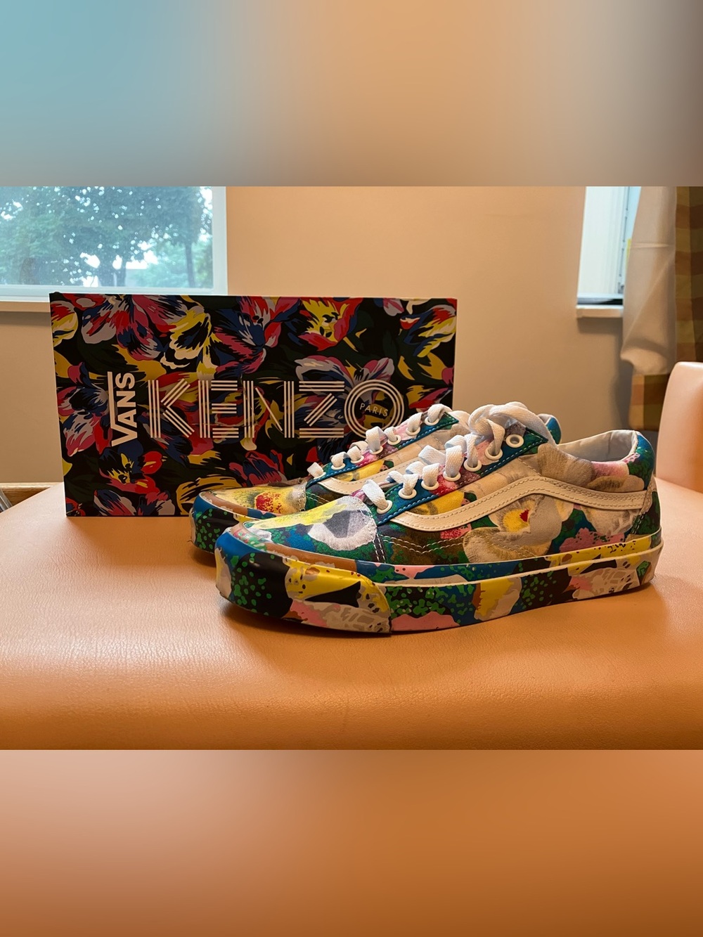 Kenzo x Vans NIB OG Old Skool Low in Yellow US M 8.5/ W 10